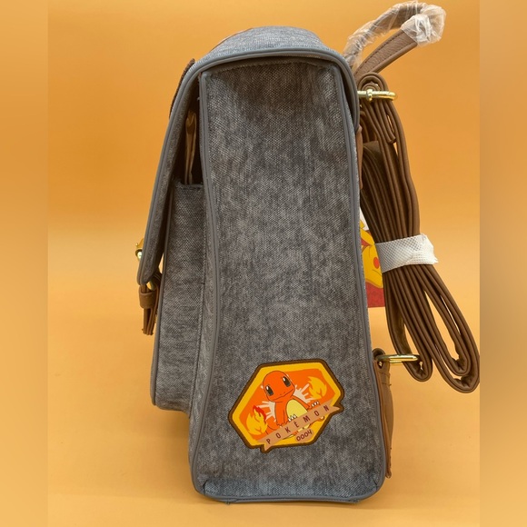 Loungefly  X Pokemon Denim Patch Mini Backpack Women Purse Bag - Picture 3 of 7